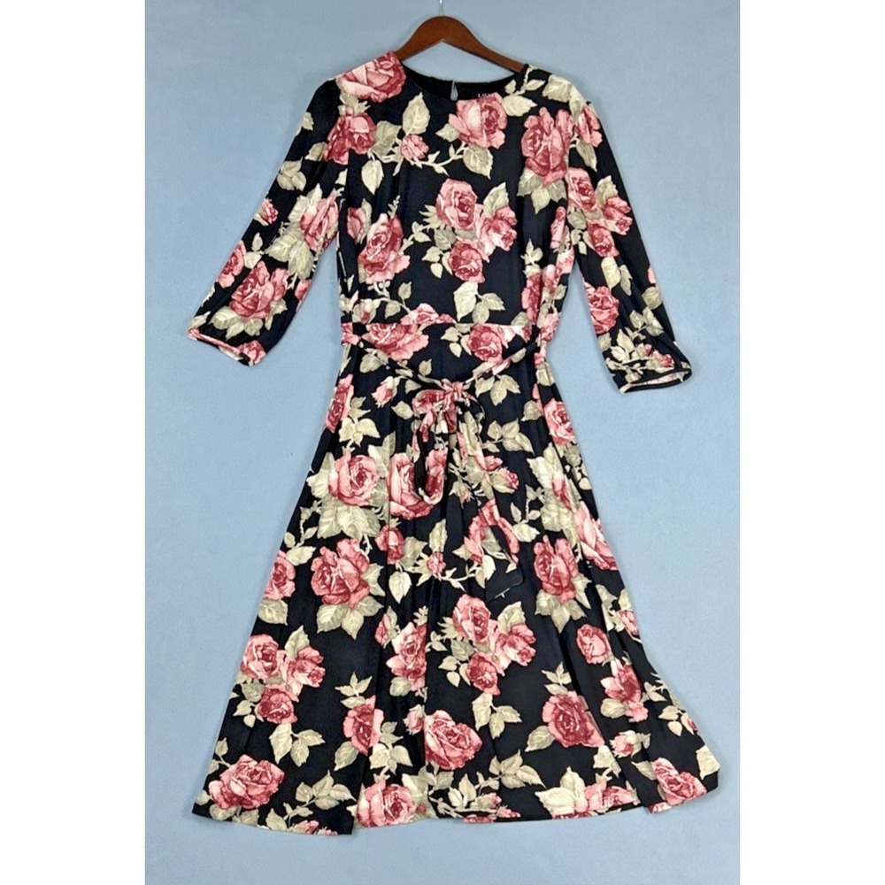 BLACK LABEL Lauren Ralph Lauren Womens Formal Dress Size 16 Career Luxury